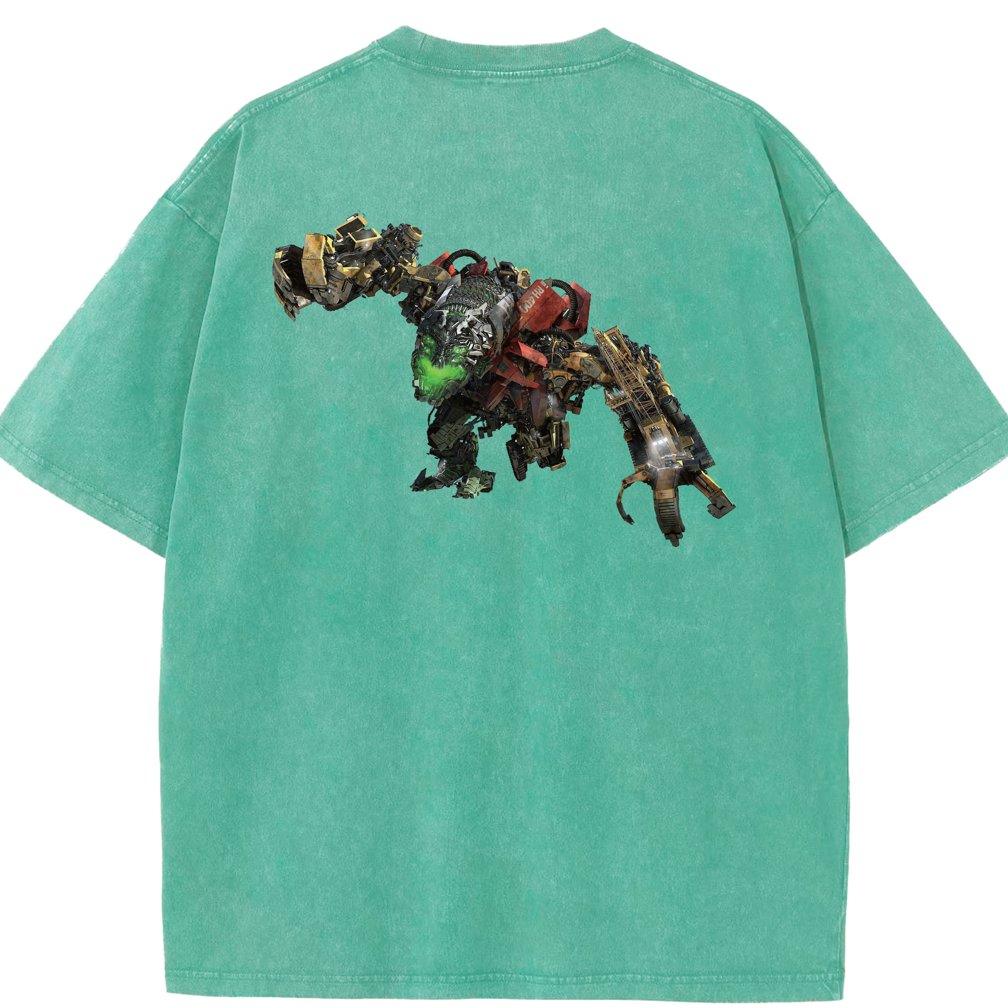 （画像用）  綿100% ヴィンテージ風 半袖Tシャツ（背面プリント）
